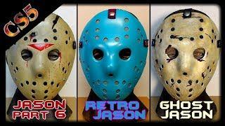 Jason part 6, Retro NES Jason Mask, Ghost Jason Mask from Never Hike Alone | Friday the 13th Masks