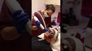 Watch Madhavi Gangwani perform the Laser Carbon Facial on Dr. Khushal Gangwani himself #MKAesthetics