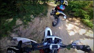 Husqvarna vs Tm racing // Pure sound and full attack! Wr 125 & En 300