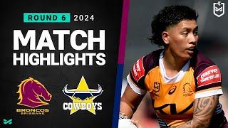 NRLW 2024 | Broncos v Cowboys | Match Highlights