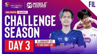  [FIL] AP Mobile Legends: Bang Bang | Snapdragon Mobile Challenge Season | Season 6 | Day 3