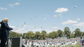 President Donald J. Trump at the 2020 West Point Graduation Ceremony