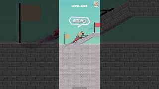 Draw bridge puzzle game level 2225 #drawing #game #Shorts