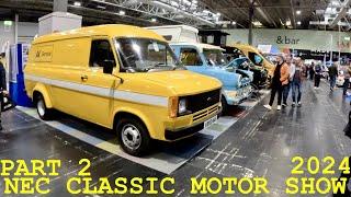 The NEC CLASSIC MOTOR SHOW 2024. Ford, Triumph, Vauxhall and more!