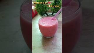 Watermelon  milkshake || Best summer drink #shorts #youtubeshorts #easyrecipe #summerdrink