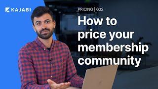 How to Price Your Membership Community