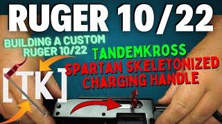 Ruger 1022 Upgrade | TandemKross Spartan Skeletonized Charging Handle Review Install