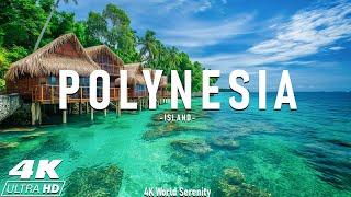 French Polynesia 4K - Beautiful Relaxing Music, Study Music - 4K Video UltraHD