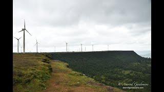 Reverse waterfall and driving to a plateau in Maharashtra