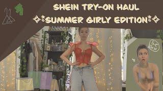 SHEIN SUMMER TRY ON HAUL 2022 l aesthetic and girly try on️