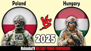 Poland vs Hungary 2025 | Military Power Comparison #militarypower #poland #hungary