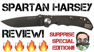 Spartan Blades Harsey Folder Special Edition: FULL REVIEW!!