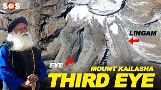 Satellite View of Sacred Lord Shiva's Mount Kailash Third Eye & Lingam - Sadhguru's Prespective