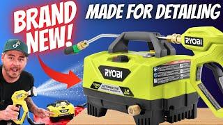 The Brand New Ryobi 1200psi 1.8gpm Pressure Washer made for Detailing!