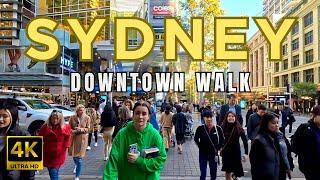 [4K] WALKING SYDNEY DOWNTOWN |  SYDNEY AUSTRALIA #walking, #sydney , #australia