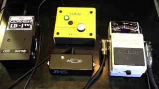 Buffer Pedal Shootout Pete Cornish LD-1, JHS Little Black Buffer, Lehle Sunday Driver, Boss TU2