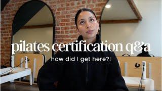 PILATES CERTIFICATION Q&A | my journey on becoming certified + info about my certification program