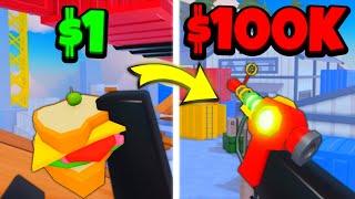 $1 vs $100,000 Loadout in Roblox Rivals!