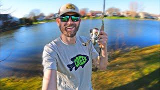 Ultralight Bank Fishing In WINDY CONDITIONS!