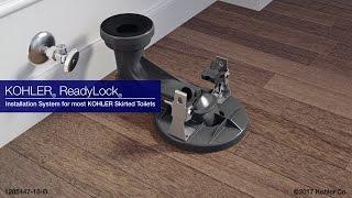 Quick Skirted Toilet Installation: KOHLER ReadyLock