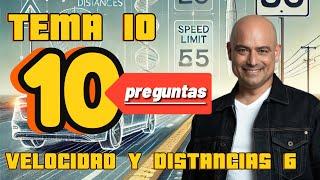 ️VELOCIDAD Y DISTANCIAS 6. TEST TEMÁTICOS para APROBAR tu examen TEÓRICO de CONDUCIR!! #testdgt