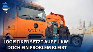 Logistiker aus Jessen setzt auf Elektro-LKW - doch ein Problem bleibt