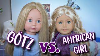 Comparison Between Götz and American Girl Dolls!