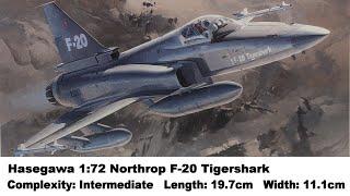 Hasegawa 1:72 Northrop F-20 TigerShark Kit Review