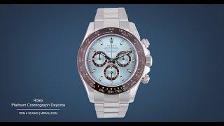 Rolex Platinum Cosmograph Daytona | M.S. Rau