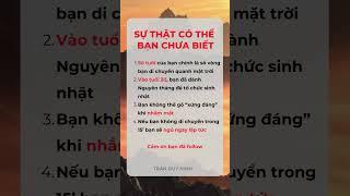 Sự Thật Có Thể Bạn Chưa Biết?|Trần Duy Ninh Official