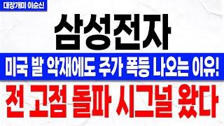 [삼성전자 주가 전망]*속보* 미국의 반도체 지수 폭락에도 주가 폭등 나올 수밖에 없는 이유! 상단 매물 돌파 시그널! 주주분들 꼭 확인하셔야 합니다!