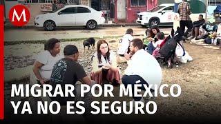 Migrantes enfrentan violencia durante su travesía por México