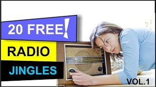 FREE | 20 RADIO JINGLES VOL.1  | JINGLE RADIO | MOTION GRAPHIC