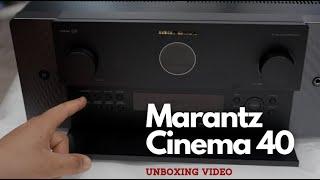 Marantz Cinema 40 AVR Unboxing: The Ultimate Home Theater Upgrade