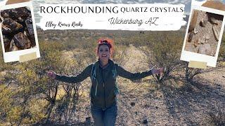 100's of Minerals Guaranteed Quartz crystal hunt #arizona #rockhound #gem