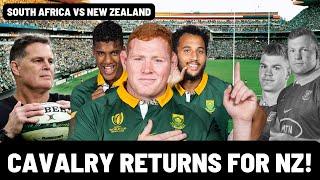 CAVALRY RETURNS! | GUESSING THE SPRINGBOK 23 for the ALL BLACKS