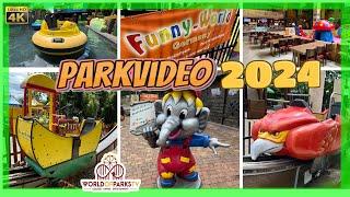 Funny World Kappel - Familienfreizeitpark (Parkvideo 2024) Alle Attraktionen & Fahrgeschäfte Coaster