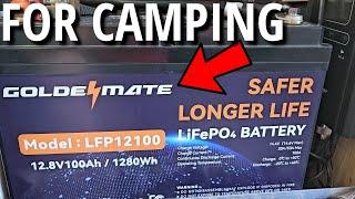 GoldenMate LFP12100 LiFePo4 Battery | K7SW ham radio