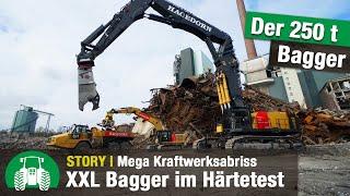 KMC 1600S: Deutschlands größter Abrissbagger (250t) | Hagedorn Unternehmensgruppe | Kraftwerk Lünen