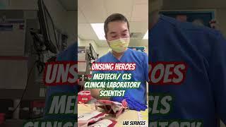 Unsung Heroes - as they call us… #lab #cls #medtech #shorts  #shortvideo #fyp #bloodsavelives