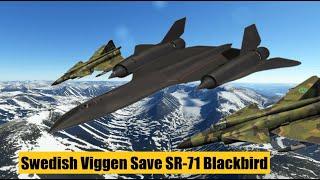 When the Swedish Air Force Saab 37 Viggen Saved the Lockheed SR-71 Blackbird