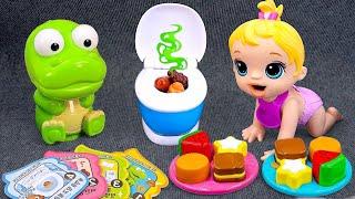 8 Minutes Satisfying with Unboxing Pororo Crong Eating and Potty Training  Popping Toy ASMR