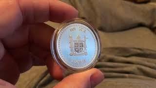 4K silver coin text vid