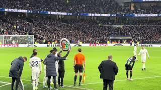 Tottenham Hotspur v Brighton - stadium erupts as Son returns