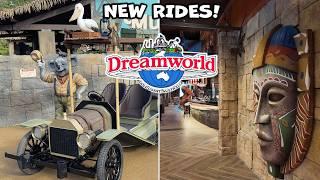 Riding Dreamworld's NEW Vintage Cars & Exploring the AMAZING Rivertown Restaurant!