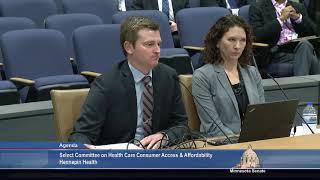 Select Committee on Health Care Consumer Access and Affordability, October 12