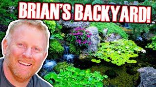 BEST FRIEND's POND! Brian of TEAM AQUASCAPE's Backyard!