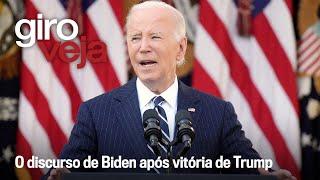 Biden discursa sobre vitória de Trump e cerco se fecha para Cláudio Castro | Giro VEJA