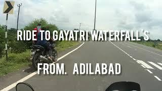 Gayatri  waterfalls- ADILABAD -Ride on #interceptor650 #offroading  #waterfalls #adilabad