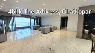 3.50 Lakhs Rent, Brand New 4bhk, Panorama, The Address by The Wadhwa Group, Ghatkopar West